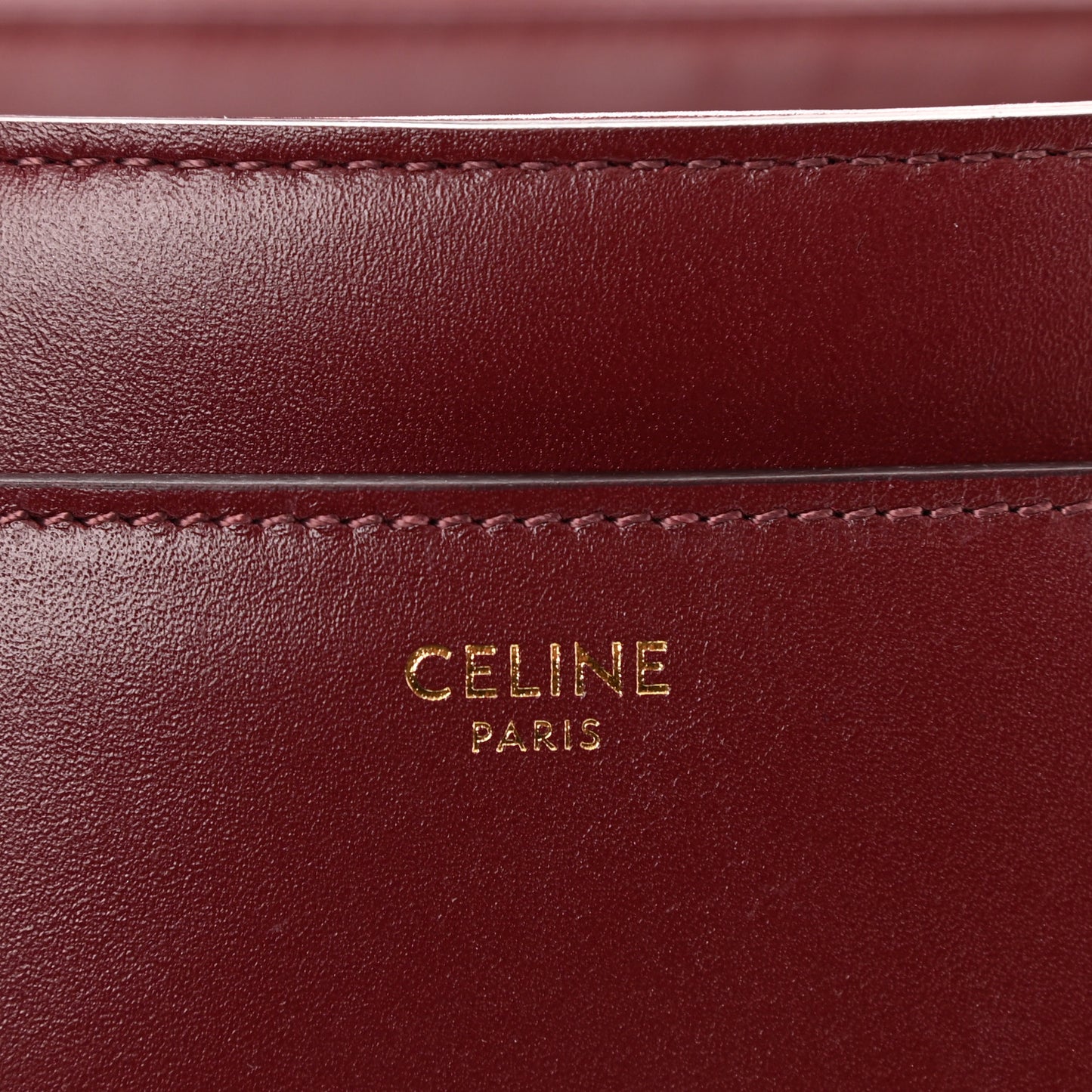 Satinated Calfskin Medium 16 Top Handle Bag Light Burgundy
