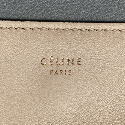 Celine Shiny Smooth Calfskin Medium Frame Shoulder Bag Grege Storm 6 of 15
