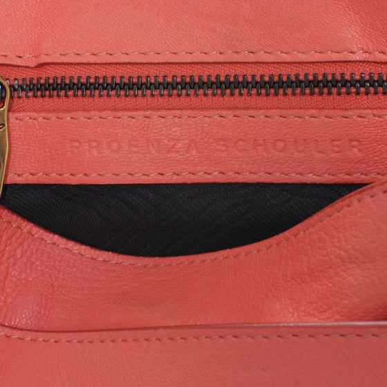 Proenza Schouler Lambskin PS1 Small Satchel Coral 5 of 7