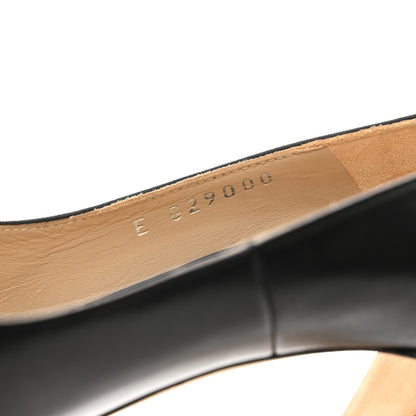 Chanel Calfskin CC Cap Toe Platform Chain Pumps 40 Black 8 of 12