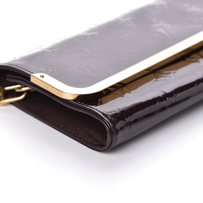 Louis Vuitton Vernis Rossmore MM Amarante 8 of 11