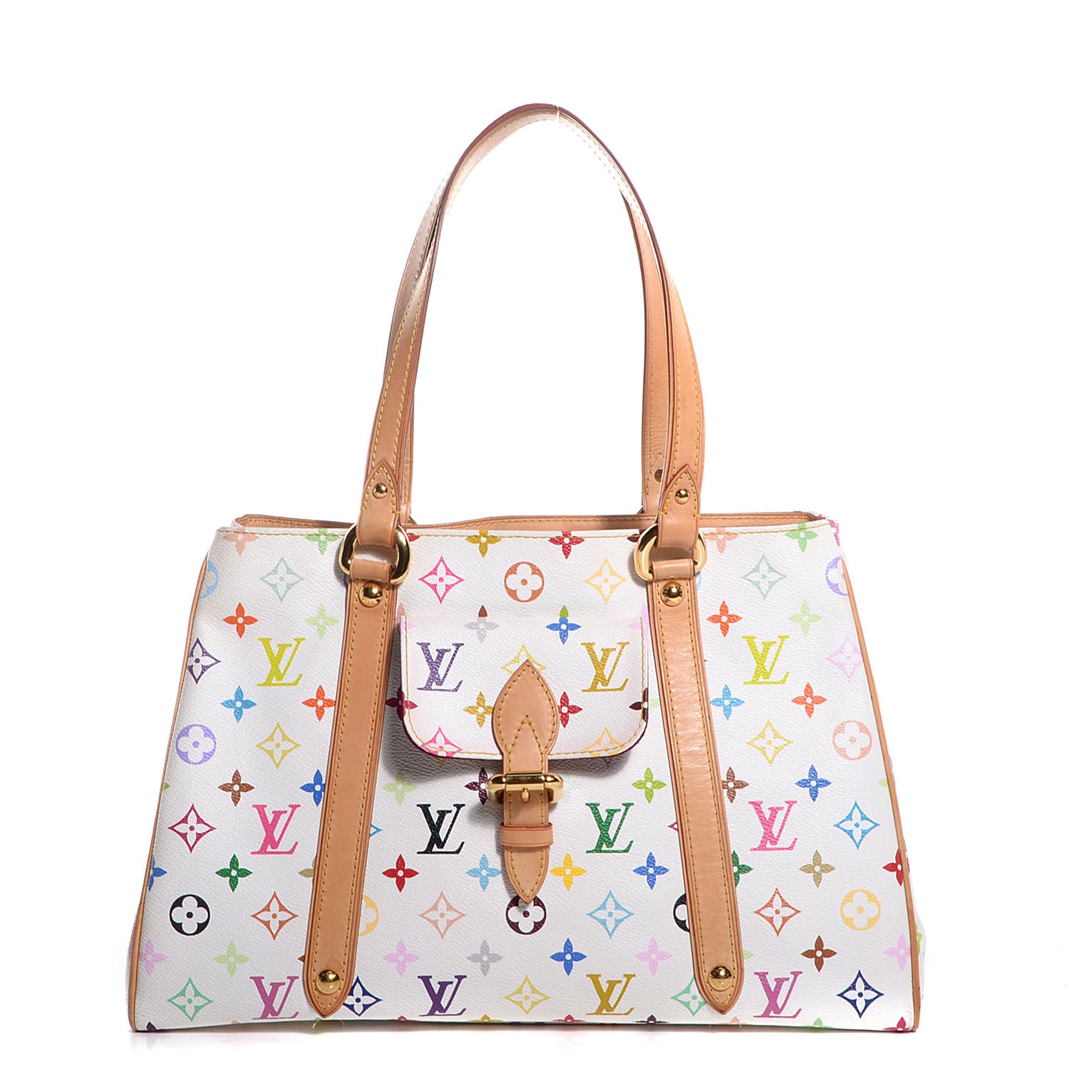 Louis Vuitton Monogram Multicolor Aurelia MM White 1 of 7