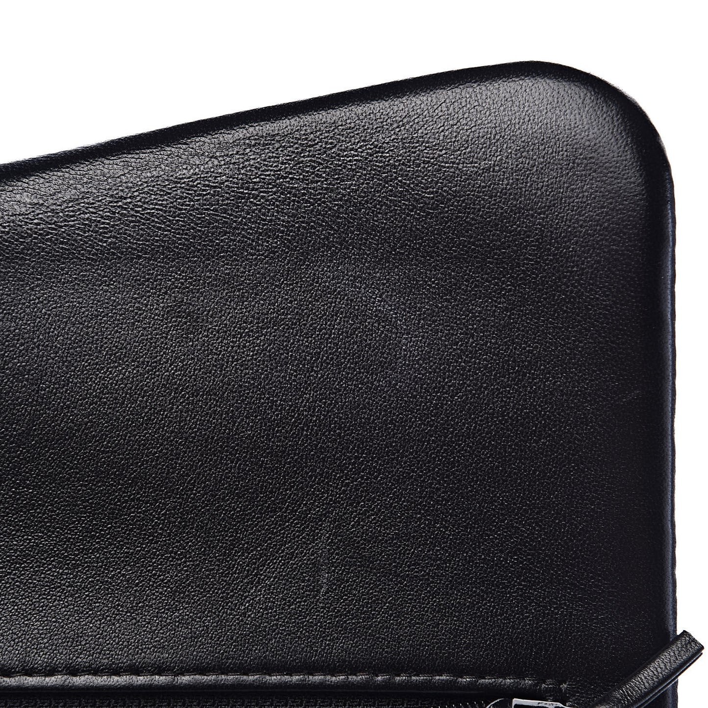 Lambskin Quilted Jumbo Double Flap Black