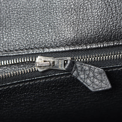 Hermes Taurillon Clemence Birkin 35 Black 17 of 37