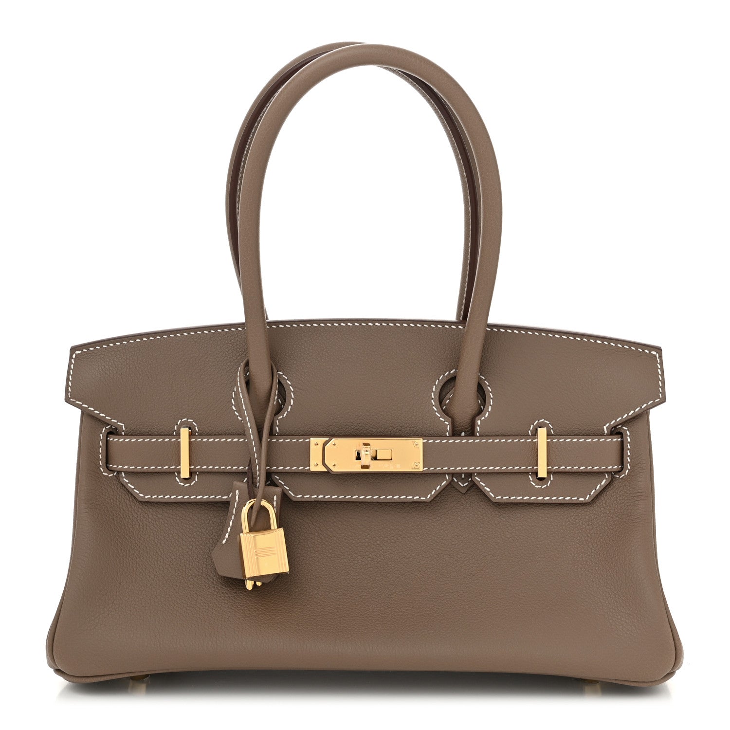 Hermes Evercolor Shoulder Birkin Light 29 Etoupe 1 of 10