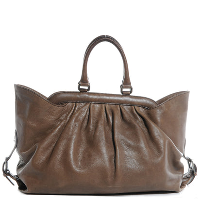 Fendi Vitello Palma Doctor B Tote Bag Fango 1 of 11