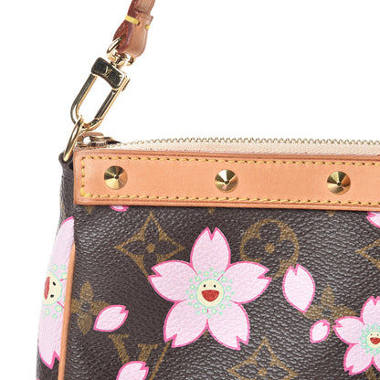 Louis Vuitton Monogram Cherry Blossom Pochette Accessories Brown 10 of 11