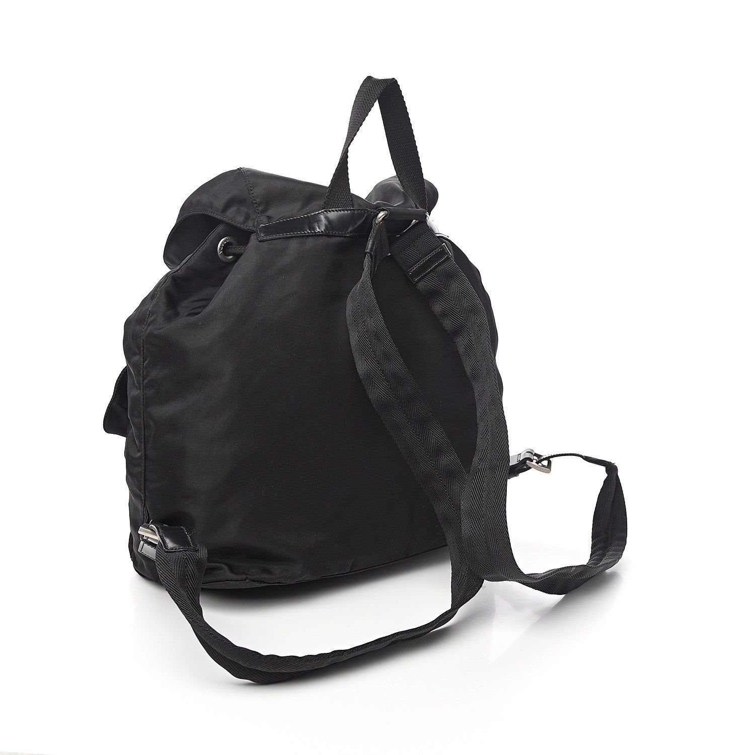 Prada Nylon Vela Medium Backpack Black 2 of 9