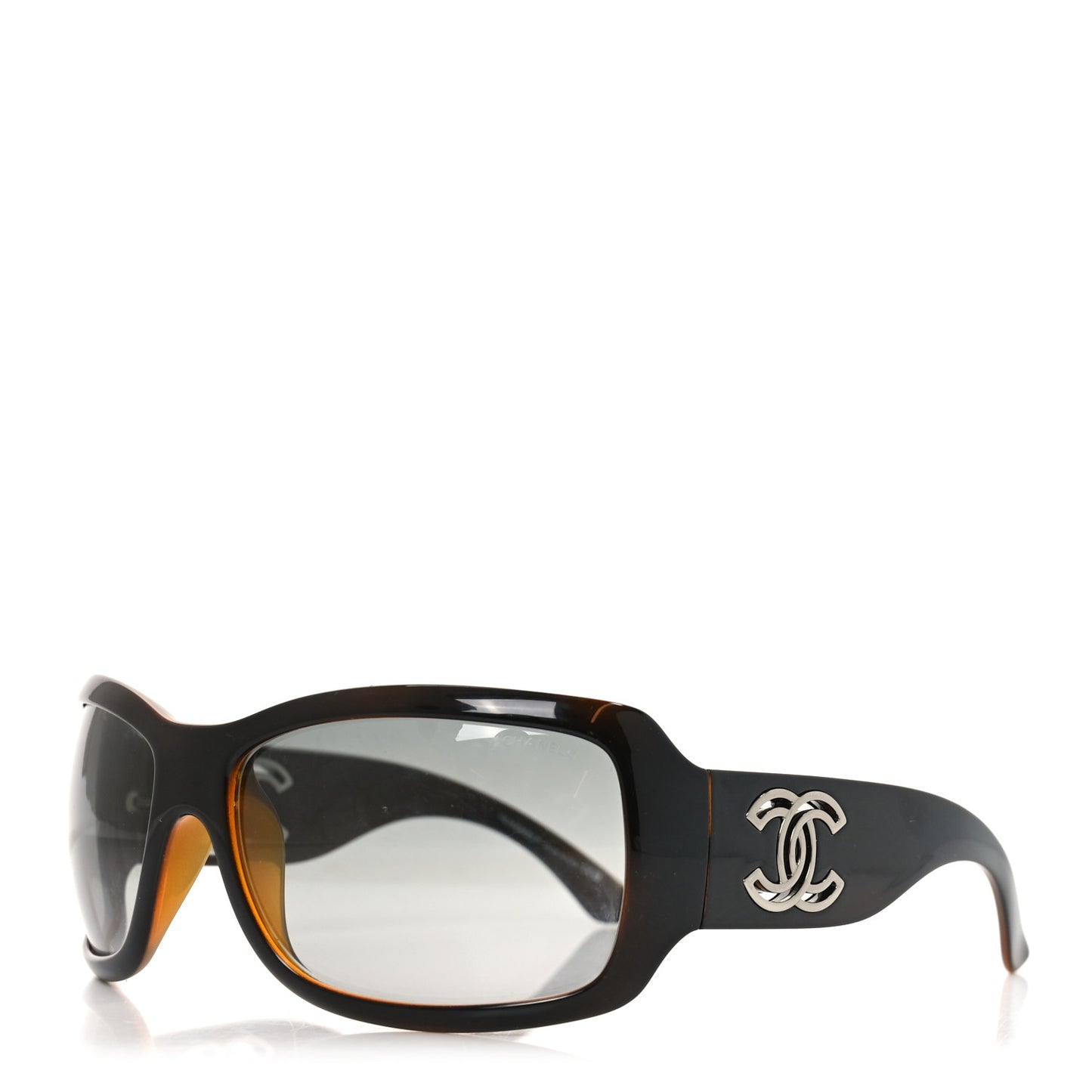 Acetate CC Sunglasses 6018 Black Brown