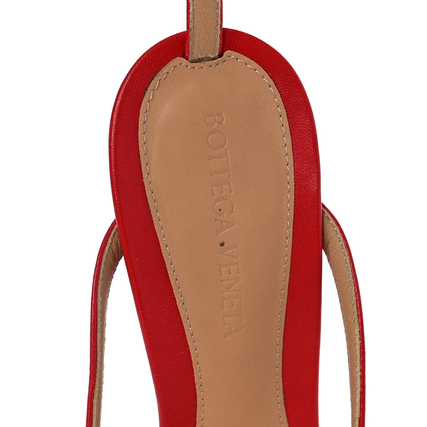 Lambskin Stretch Multi Strap 90mm Sandals 37 Tomato