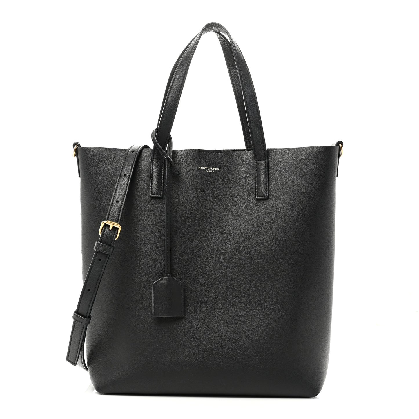 Calfskin Toy Shopping Tote Black