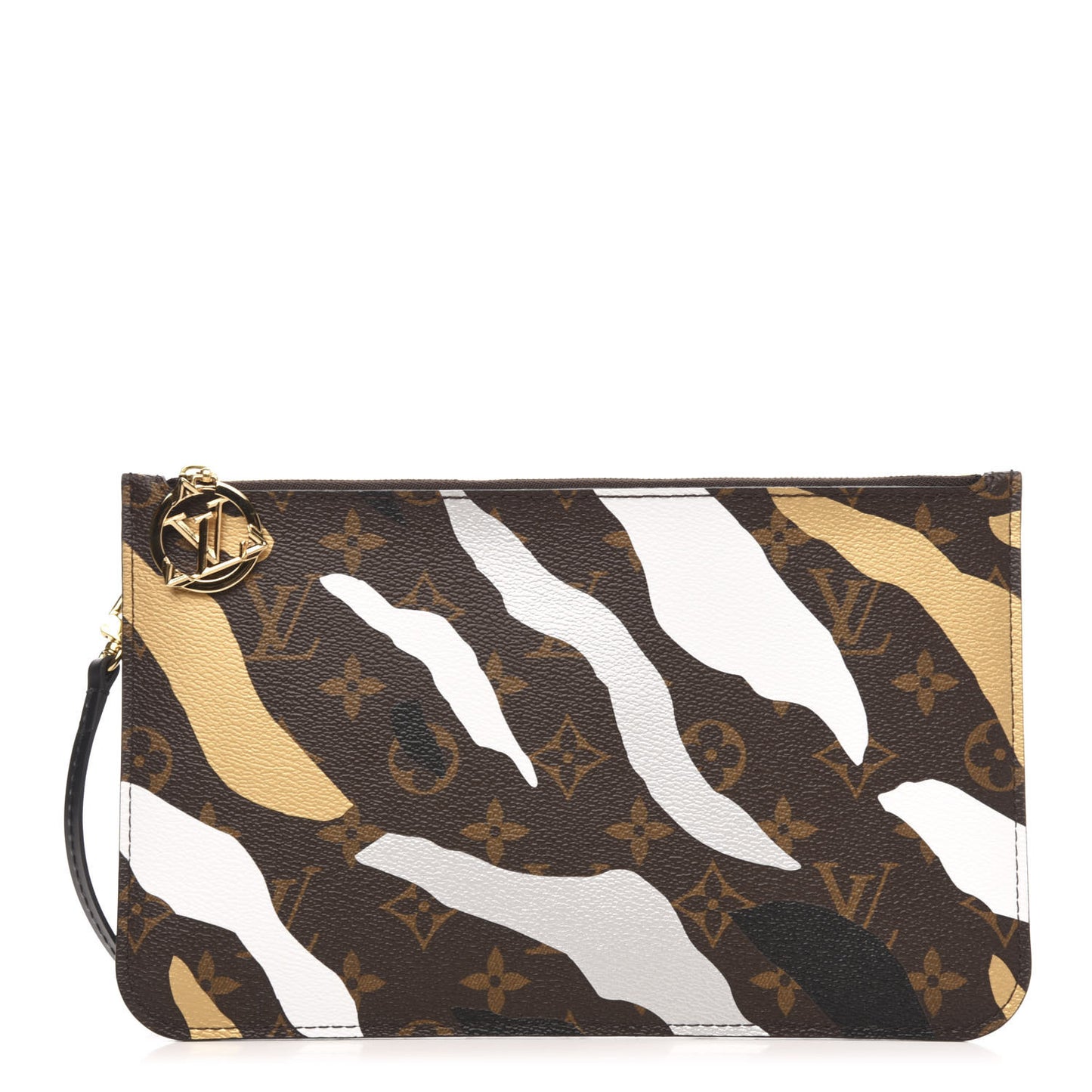 X LOL Monogram Neverfull MM GM Pochette Gold Silver