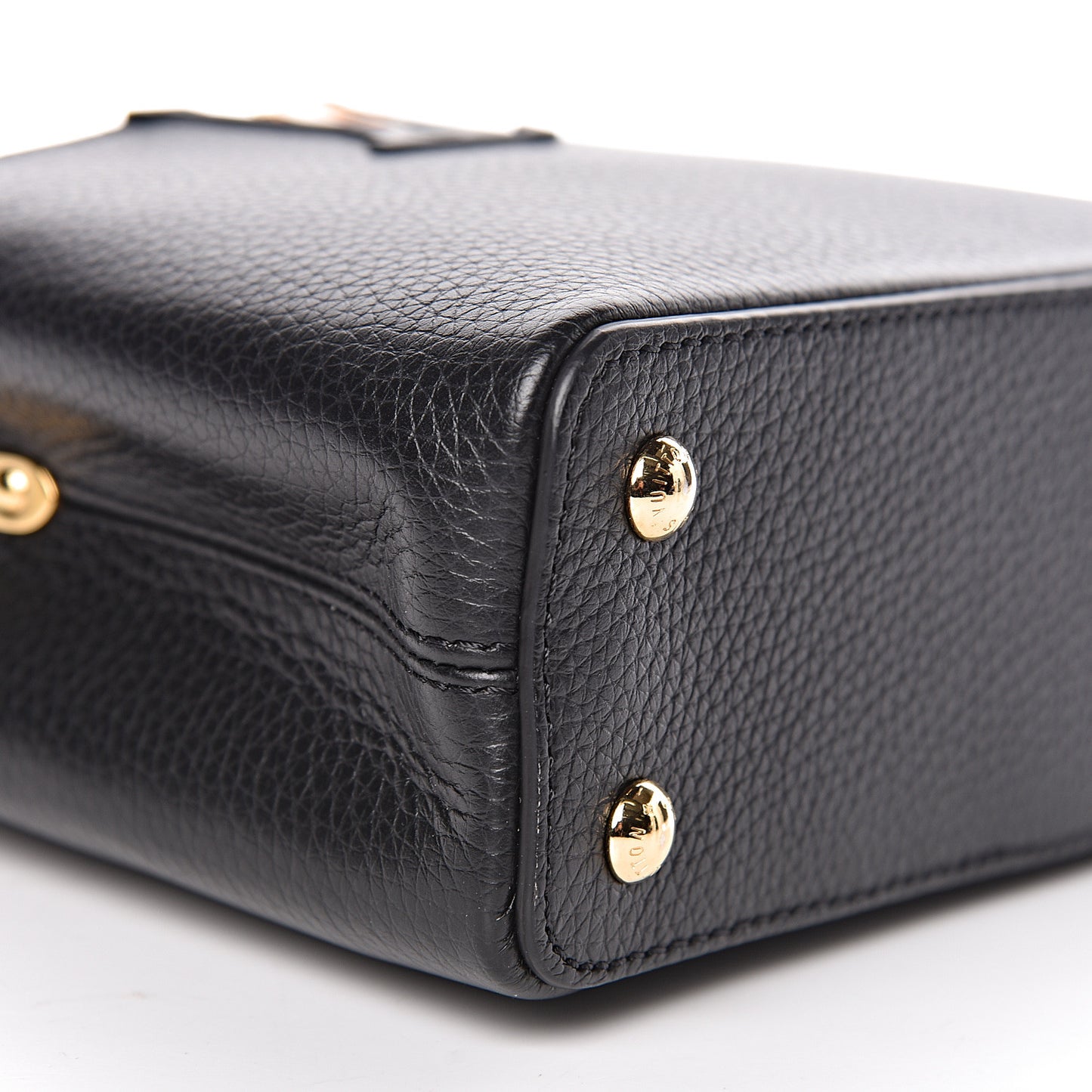 Taurillon Braided Capucines Mini Black