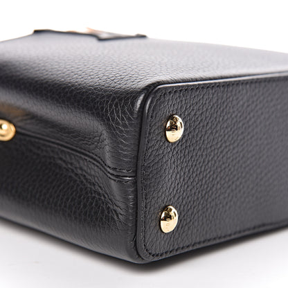 Louis Vuitton Taurillon Braided Capucines Mini Black 8 of 12