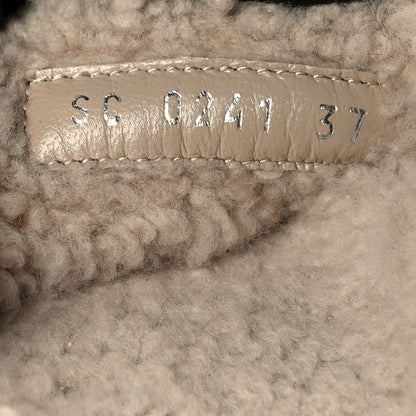 Louis Vuitton Shearling Paseo Flat Comfort Mule 37 Beige 6 of 9