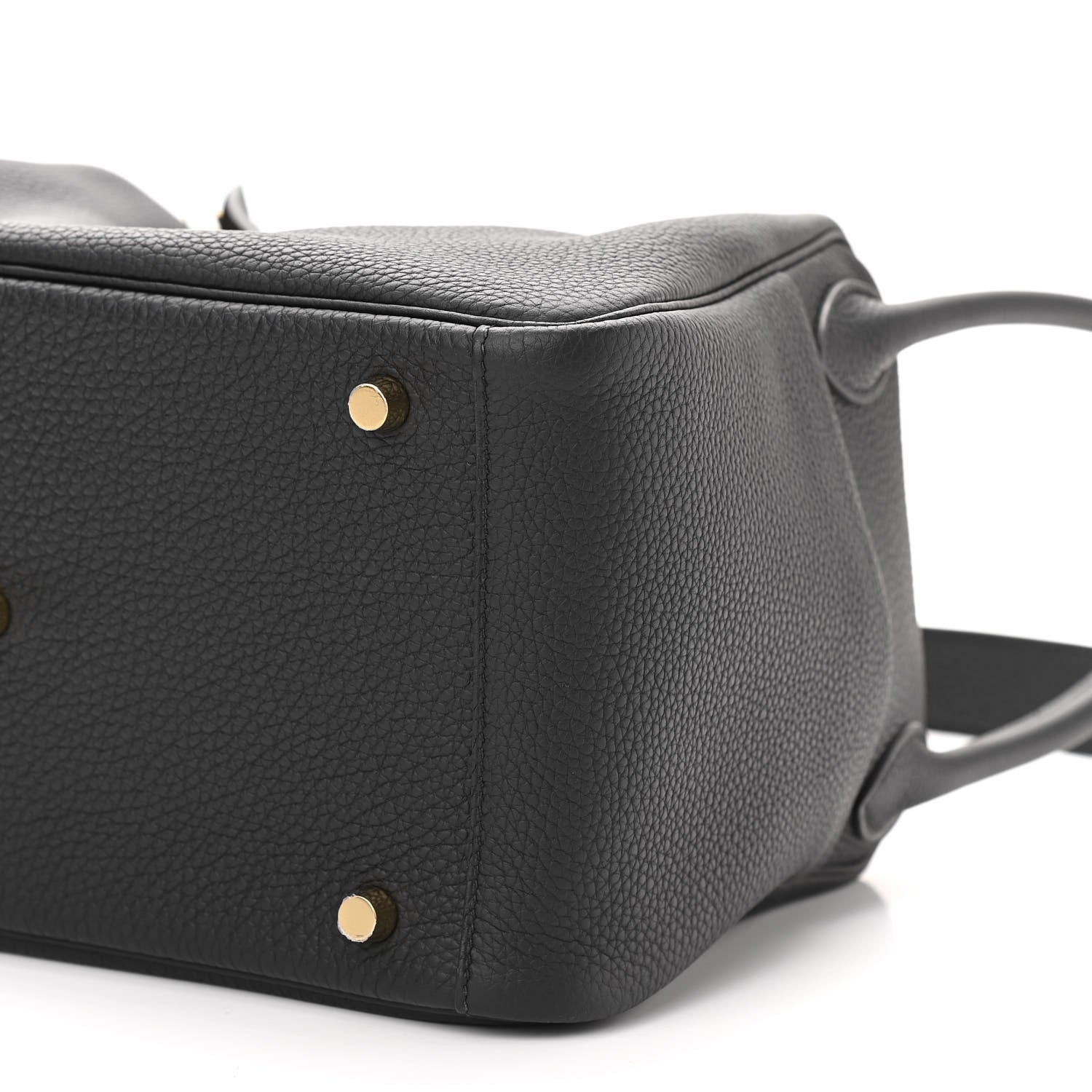 Hermes Taurillon Clemence Lindy 30 Black 10 of 11