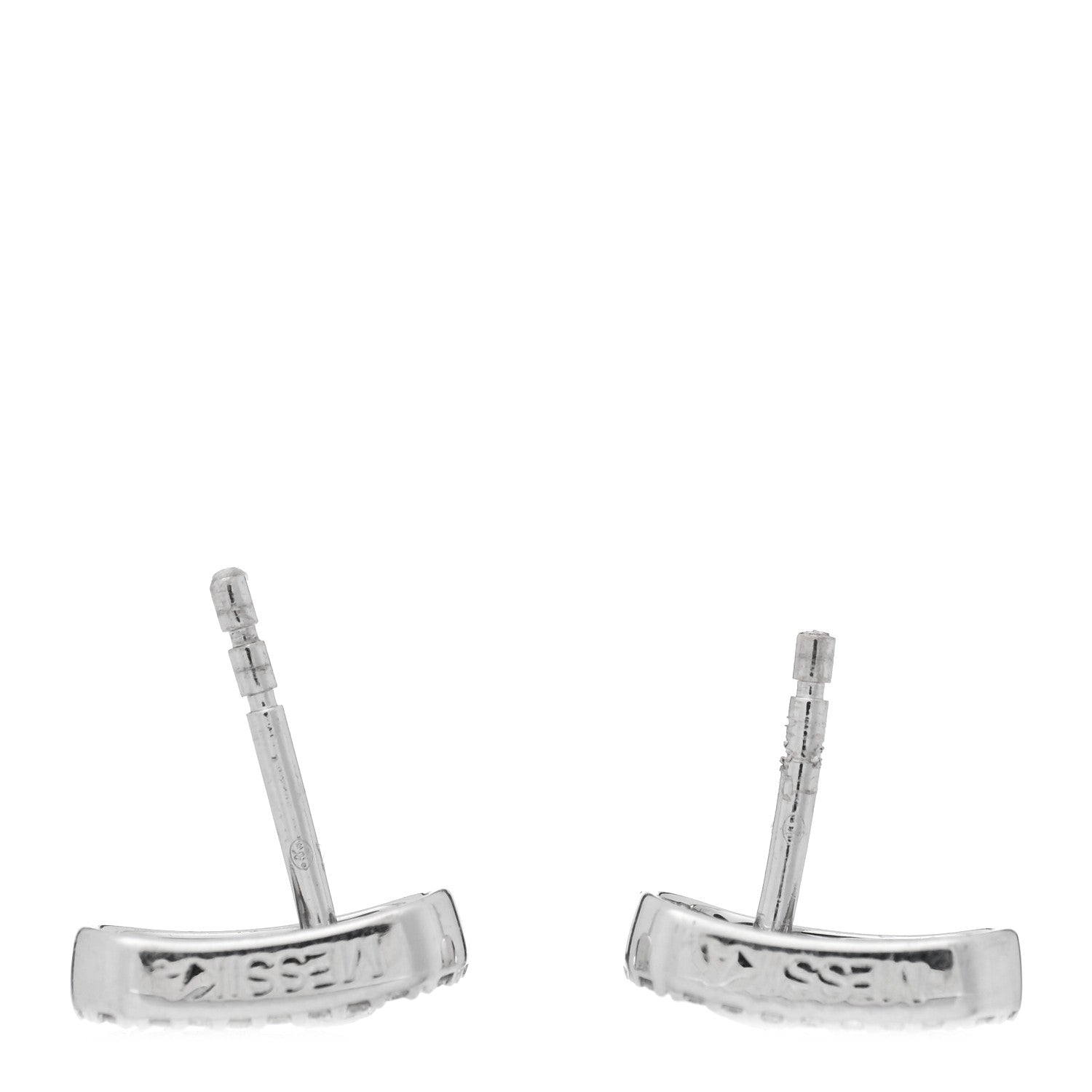Messika 18K White Gold Diamond Move Uno Earrings 3 of 4