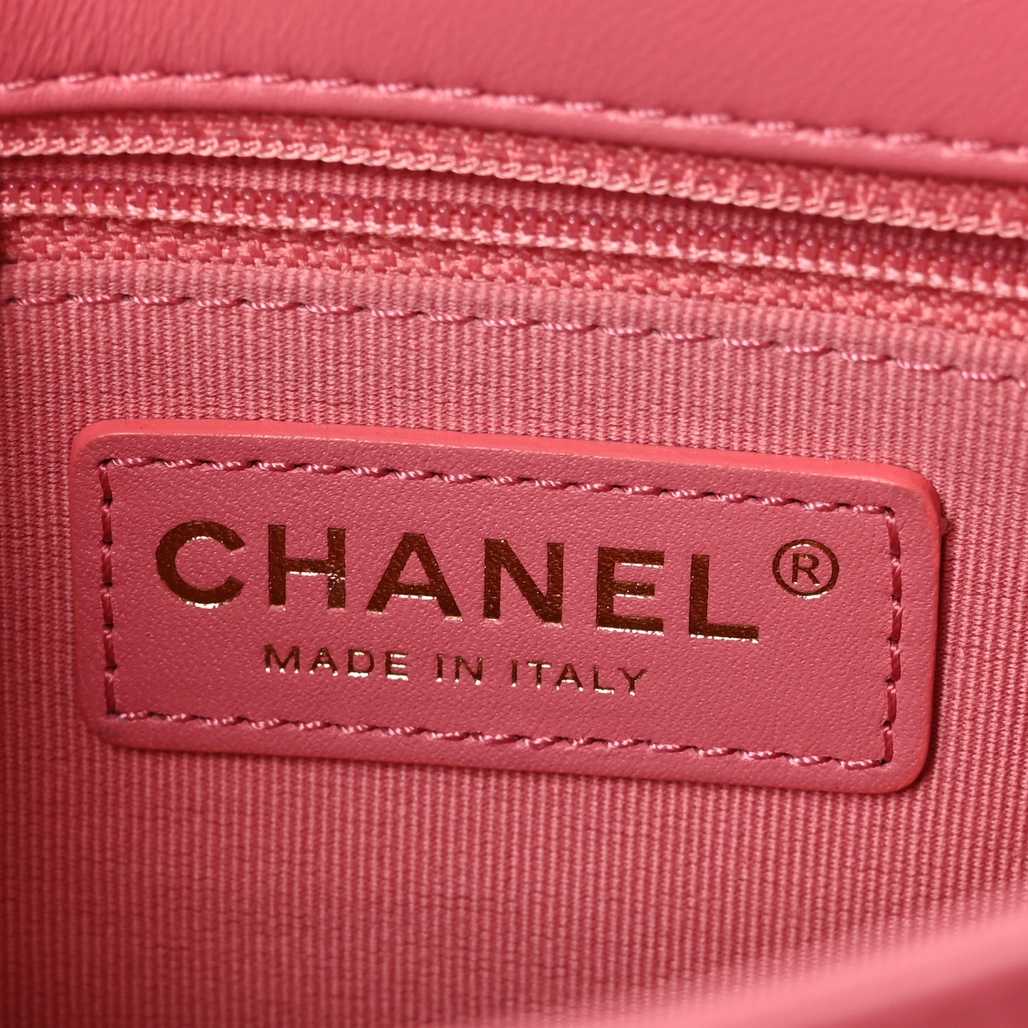 Lambskin Quilted CC Small Dynasty Flap Pink