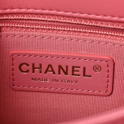 Chanel Lambskin Quilted CC Small Dynasty Flap Pink 5 of 9