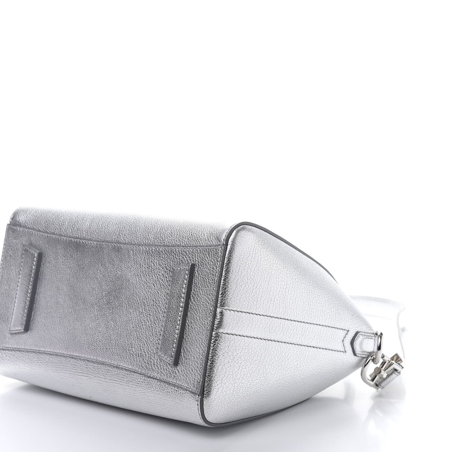 Givenchy Metallic Sugar Goatskin Small Antigona Silver 7 of 13