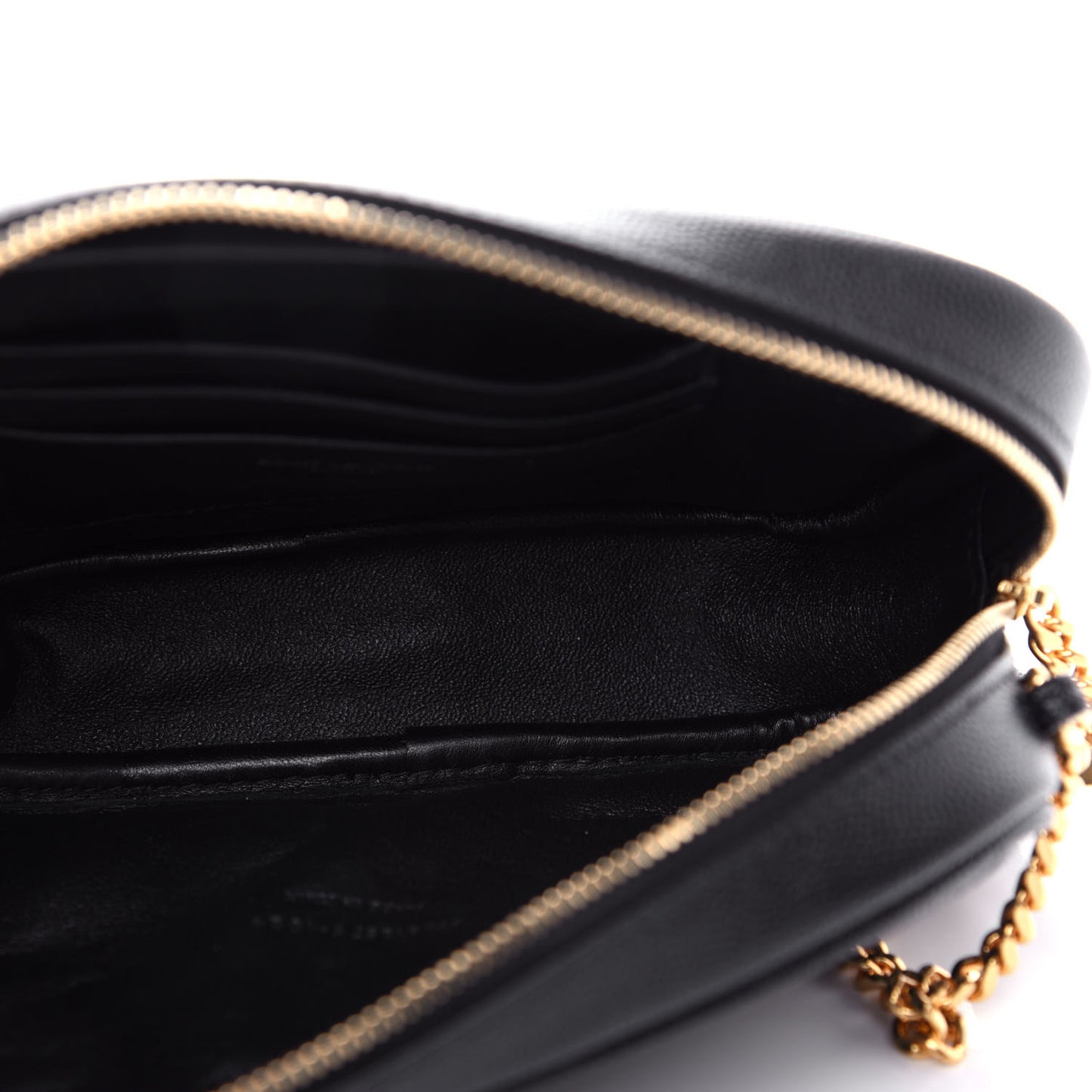 Grain De Poudre Matelasse Monogram Mini Lou Camera Bag Black