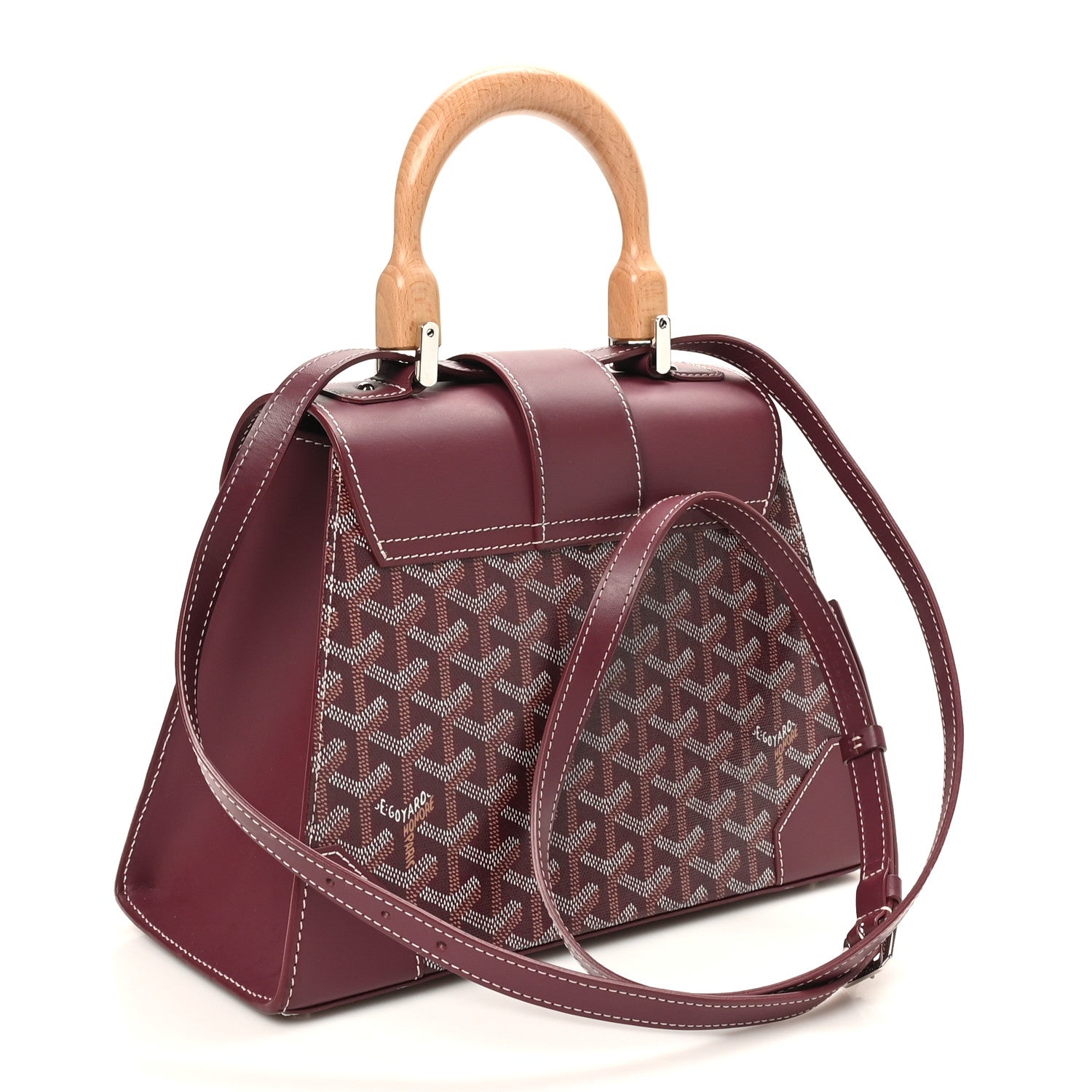 Goyard Goyardine Saigon PM Burgundy 3 of 9
