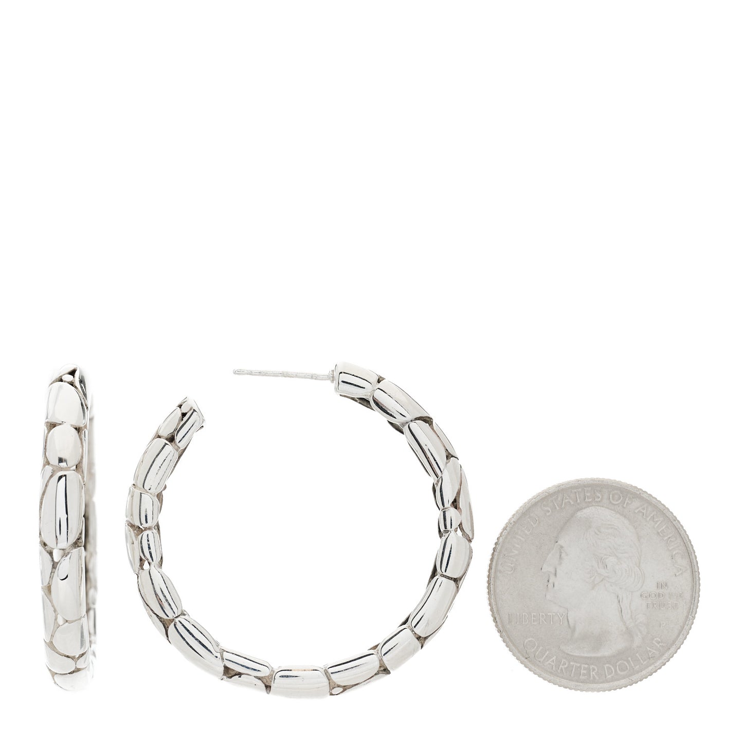 Sterling Silver Kali Hoop Earrings
