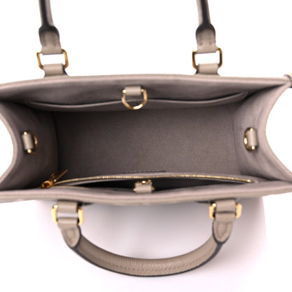 Louis Vuitton Empreinte Monogram Giant Onthego PM Tourterelle Creme 5 of 9