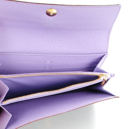 Louis Vuitton Monogram Multicolor Sarah Wallet Black Violet 5 of 7