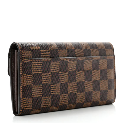 Louis Vuitton Damier Ebene Sarah Wallet NM 3 of 8