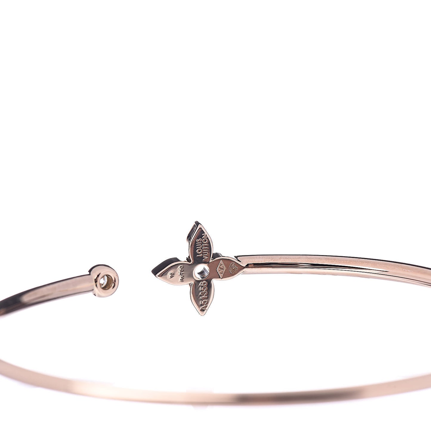 18K Pink Gold Diamond Idylle Blossom Twist Bracelet