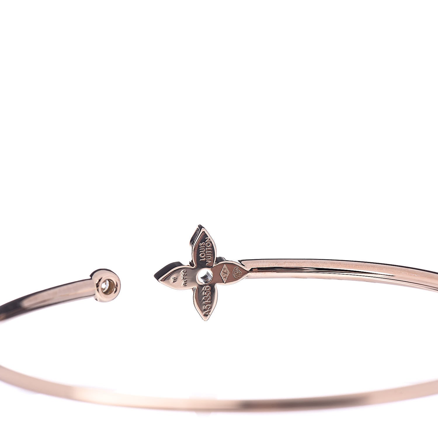 Louis Vuitton 18K Pink Gold Diamond Idylle Blossom Twist Bracelet 4 of 4