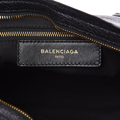 Balenciaga Chevre Gold Metallic Edge Hardware S City Black 6 of 9