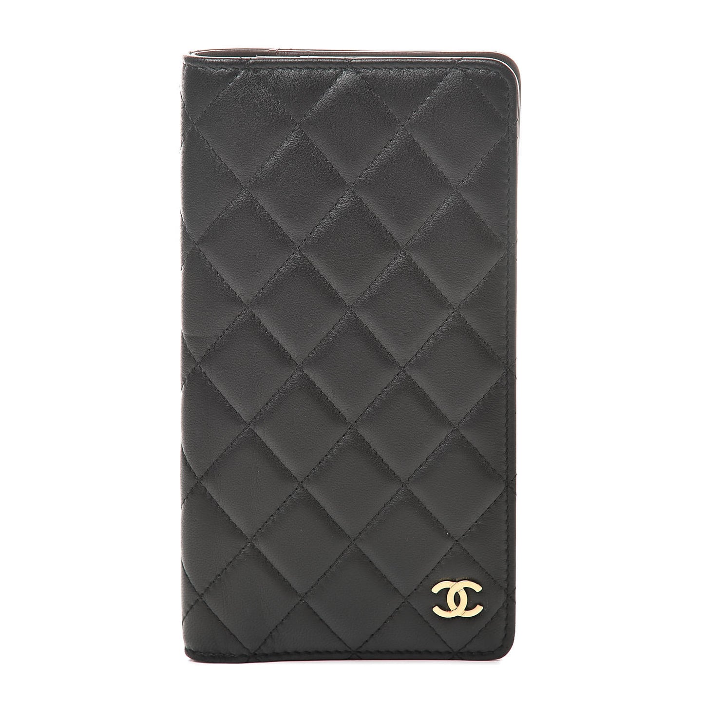 Lambskin Medium Agenda Cover Black