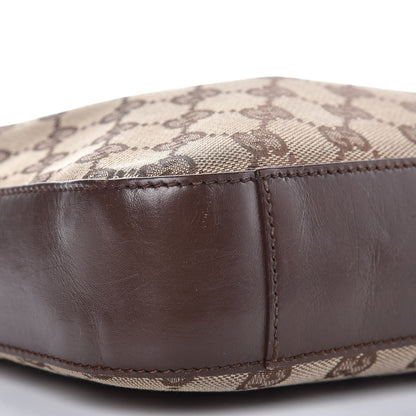 Gucci Monogram GG Small Clasp Hobo Brown 8 of 12