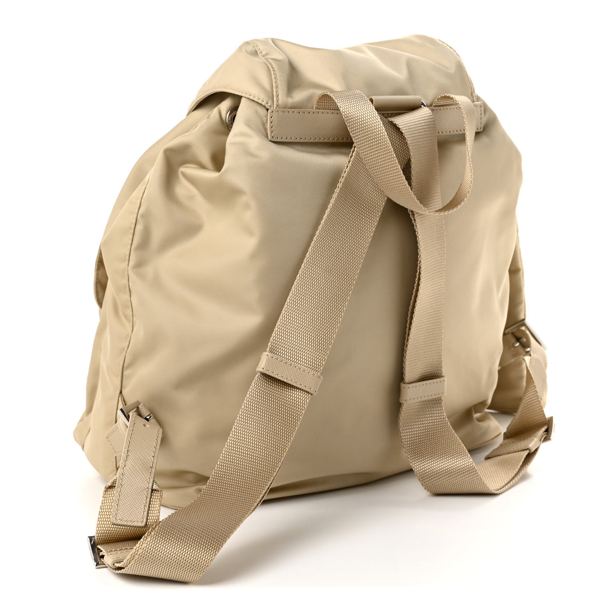 Prada Nylon Vela Saffiano Medium Backpack Deserto 3 of 11