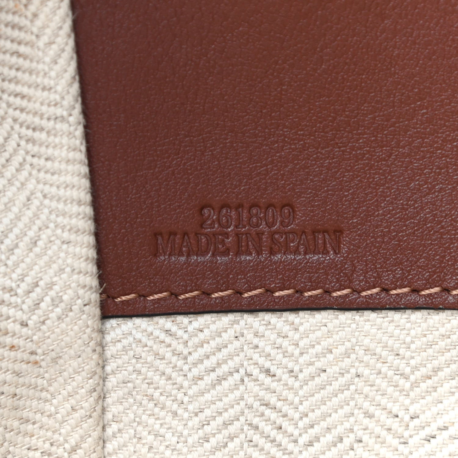 Loewe Grained Calfskin Small Hammock Shoulder Bag Tan 5 of 8