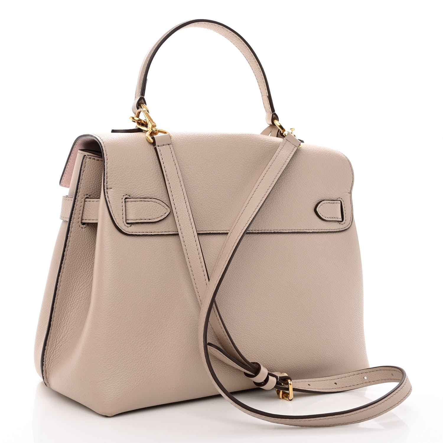 Louis Vuitton Soft Calfskin Lockme Ever MM Greige 3 of 11