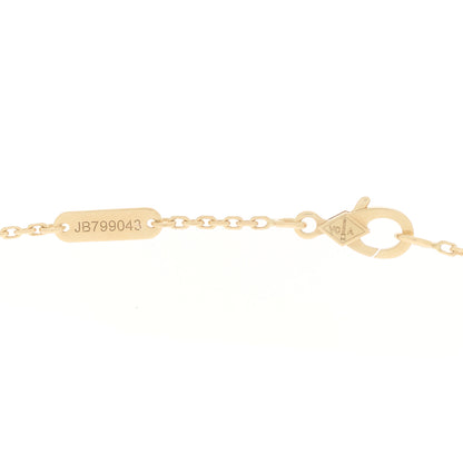 Van Cleef & Arpels 18K Yellow Gold Mother of Pearl Vintage Alhambra Pendant Necklace 4 of 5