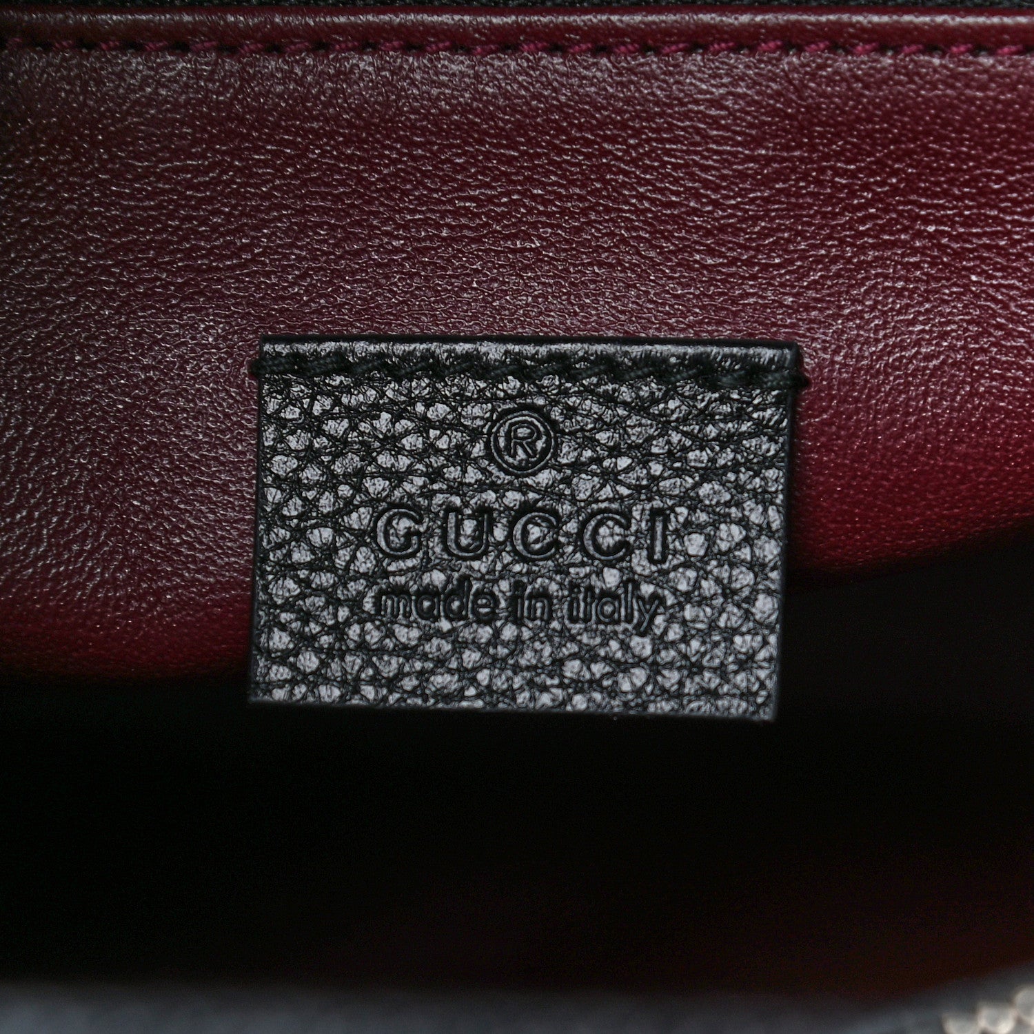 Gucci Grainy Calfskin Small Zumi Top Handle Bag Black 7 of 11