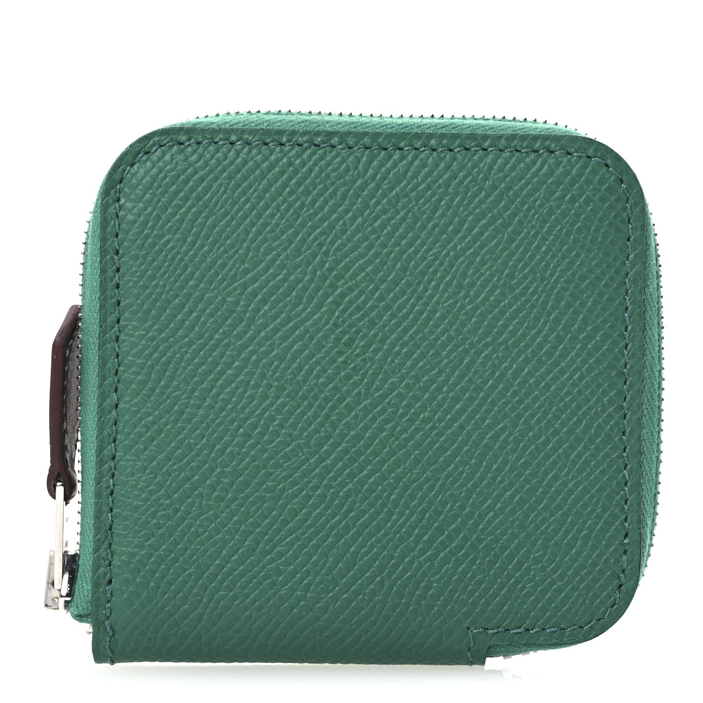 Epsom Silk'in Coin Purse Vert Jade