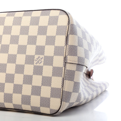 Louis Vuitton Damier Azur Neonoe MM Eau De Rose 7 of 8