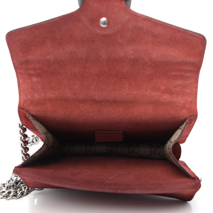 Gucci GG Supreme Monogram Mini Dionysus Shoulder Bag Hibiscus Red 5 of 9