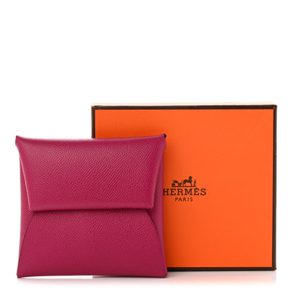 Hermes Epsom Bastia Coin Purse Rose Pourpre 10 of 10