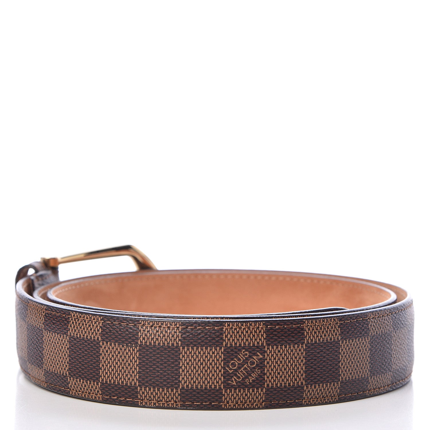 Louis Vuitton Damier Ebene Riveted Belt 110 44 3 of 8
