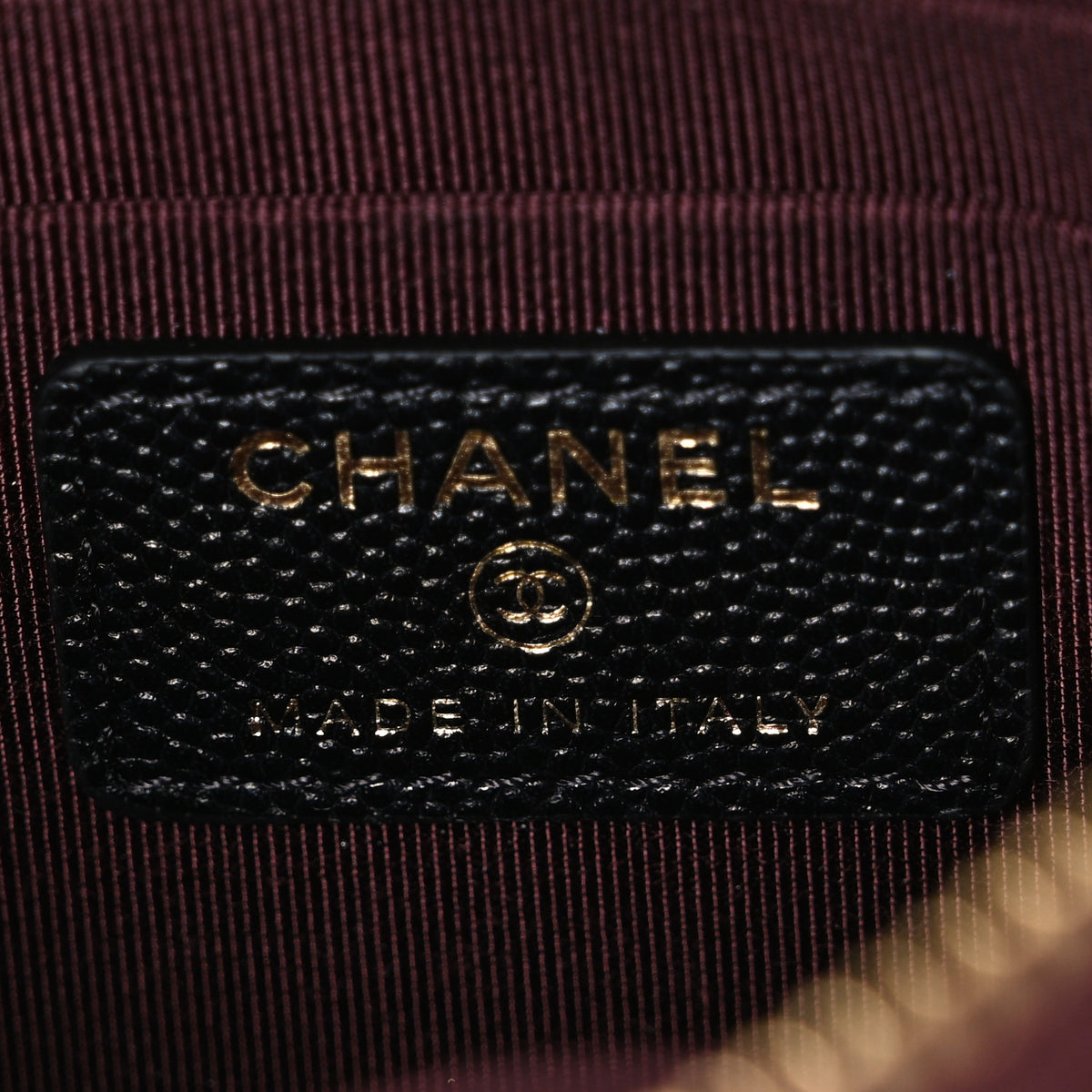 Chanel Caviar Quilted Cosmetic Case Black 6 of 8