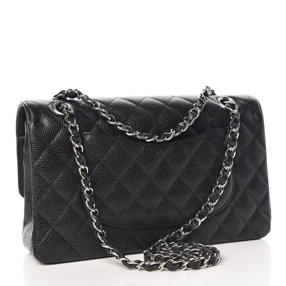 Chanel Caviar Quilted Medium Double Flap Black 3 of 10
