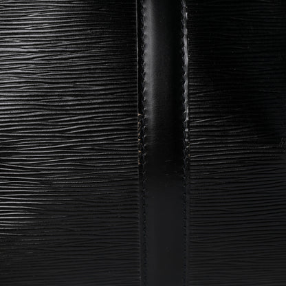 Louis Vuitton Epi Keepall 55 Black 6 of 8