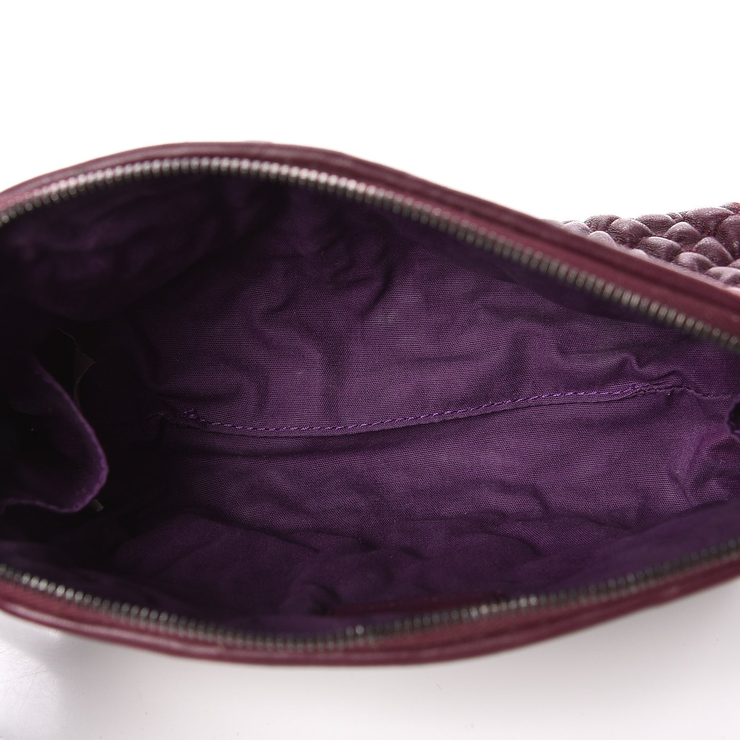 Nappa Bubble Quilted Cosmetic Pouch Opera