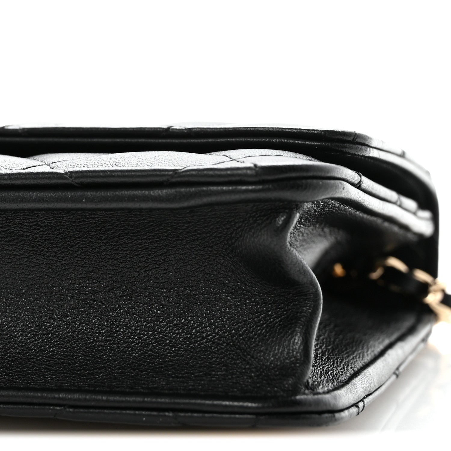 Chanel Lambskin Quilted Trendy CC Wallet On Chain WOC Black 11 of 12